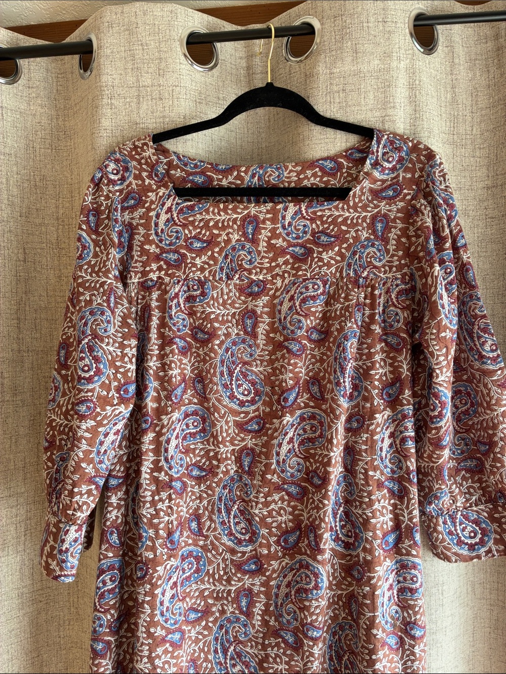 Rachel Pally Paisley Print Cotton Maxi Dress - Picture 3 of 8